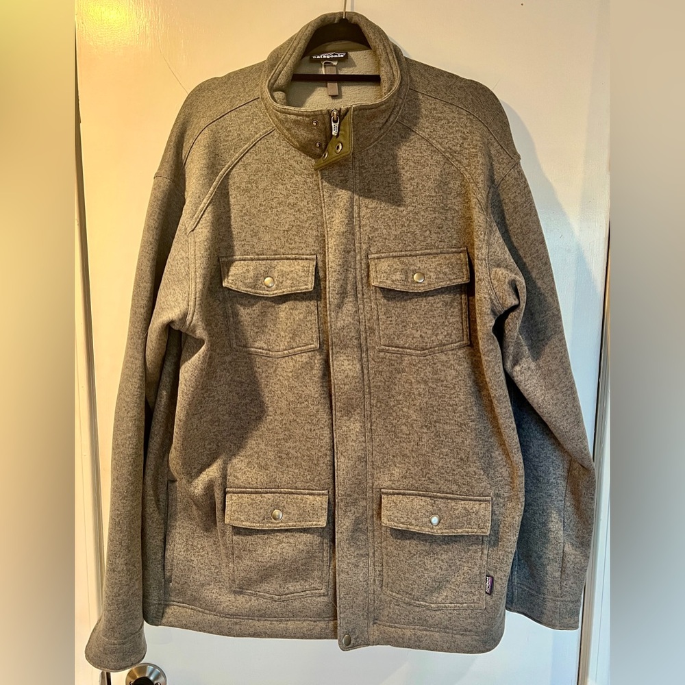 Patagonia Better Jacket - Full Zip - 6 Front Pockets - Nickel/Grey - XXL